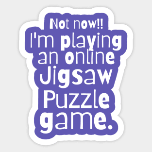 Online Jigsaw Puzzle Game Sticker